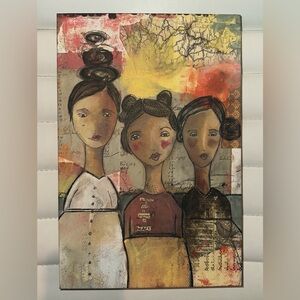 Kelly Rae Roberts Art - Three Girls